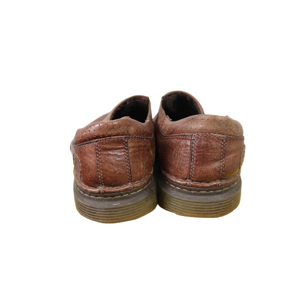 Dr. Martens Men's Orson Slip On Loafer Shoes Brown Leather 11 - Picture 5 of 7